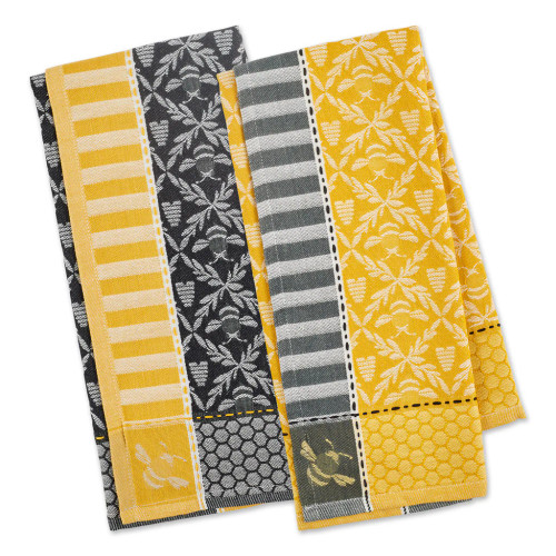 Bee Hive Jacquard Dishtowel