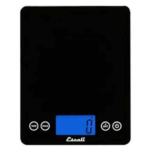 Escali 2210IB ArtiXL Extra-Large Glass Digital LCD Display Kitchen Scale