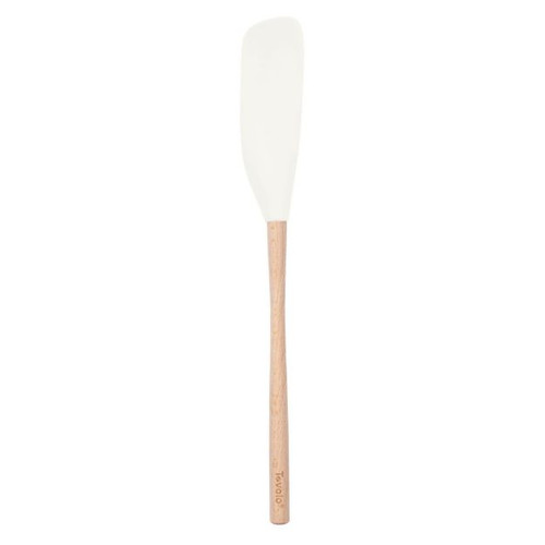 Flex-Core Wood Handled Jar Scraper - White