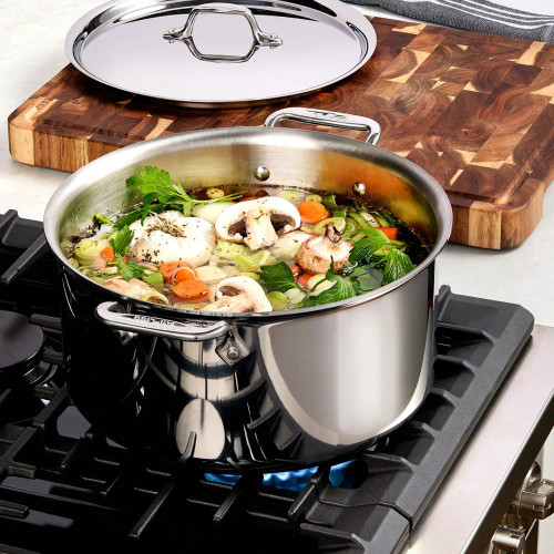 All-Clad D3 Stainless Steel 10-Piece Set - Cooks of Crocus Hill