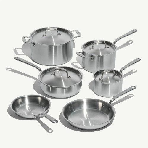 MADE IN® 10 pc. Stainless Clad Set MADE IN® 10 pc. Stainless Clad Set