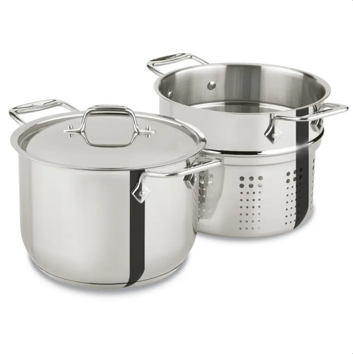 All-Clad D3 Stainless Steel 8 qt. Pasta Pot