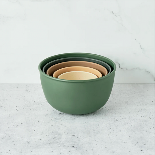 5-Piece Astrik Mixing Bowls, Alpine Forest
