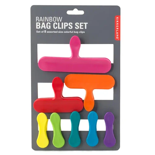 Rainbow Bag Clips