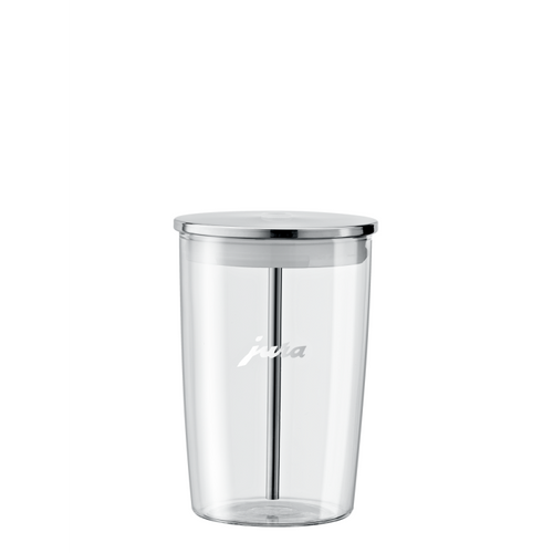 Glass Milk Container with Lid