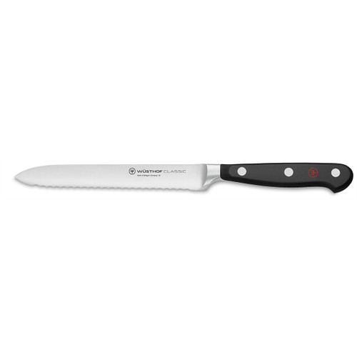 Wüsthof Classic 5" Serrated Utility Knife