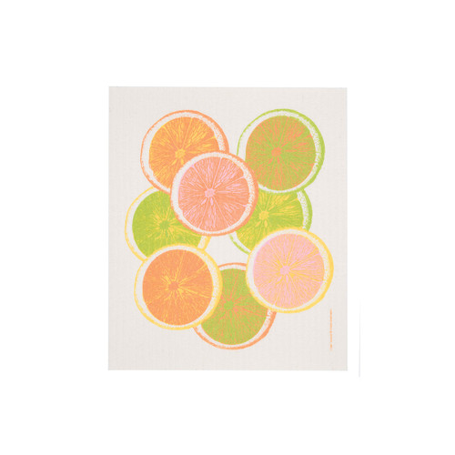 Cose Nuove Citrus Slices Swedish Dishcloth