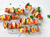 OUTSET Barbecue Stainless Steel Paddle Skewers, Set of 12 with Black Canvas Storage Bag, 12" long