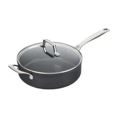 Le Creuset Essential Nonstick Ceramic Sauté Pan with Glass Lid