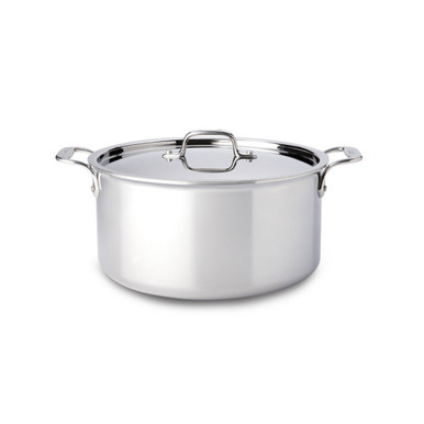 All-Clad D3 Stainless Steel 8 qt. Covered Stockpot - Cooks of
