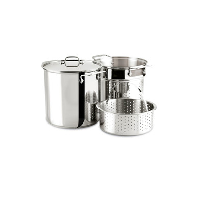 All Clad D3 - 6 Qt. Pasta Pot Stainless