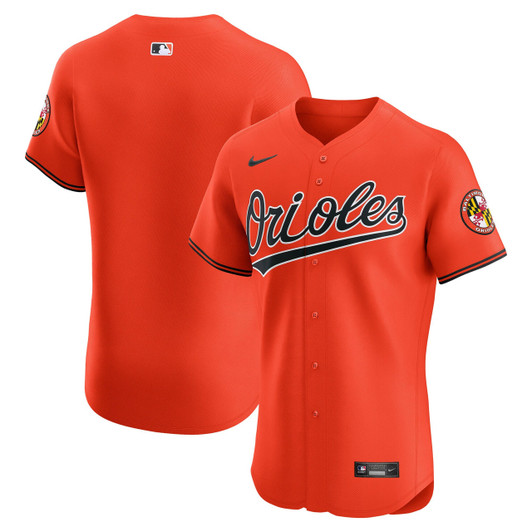 Orange Alternate #2 Baltimore Orioles Nike Men'S Elite Jersey