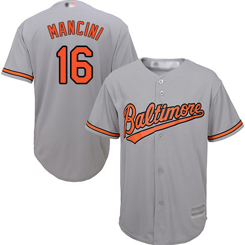 Trey Mancini #16 Baltimore Orioles Limited Cool Base Baseball Jersey - Grey