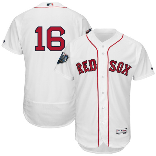 Andrew Benintendi Boston Red Sox Majestic 2018 World Series Limited Flex Base Player Jersey - White