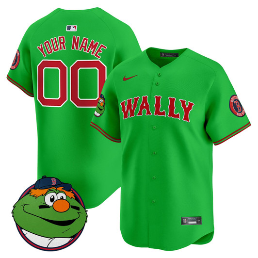 Boston Red Sox Wally Vapor Premier Limited Custom Jersey