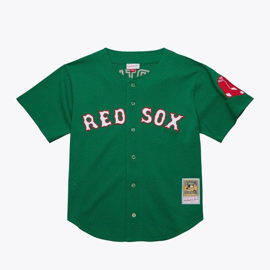 David Ortiz #34 Boston Red Sox 2004 Authentic Batting Practice Jersey - Kelly Green