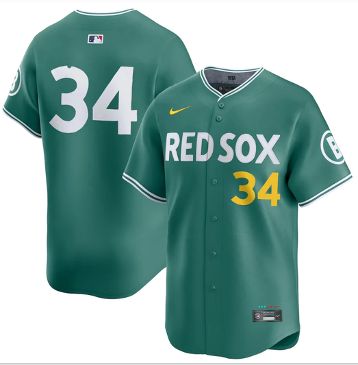 David Ortiz #34 Boston Red Sox 2025 Green City Connect Limited Jersey - Red