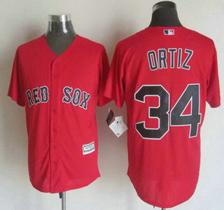 David Ortiz #34 Boston Red Sox Mens 2015 Alternate Limited Cool Base Jersey - Red