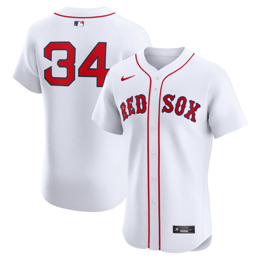 David Ortiz #34 Boston Red Sox Nike Home Elite Jersey - White