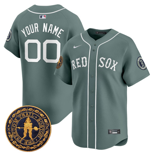 Freedom Trail Boston Red Sox Patch Vapor Premier Limited Custom Jersey