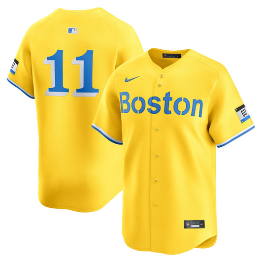 Rafael Devers #11 Boston Red Sox Nike City Connect Limited Player Jersey - Gold