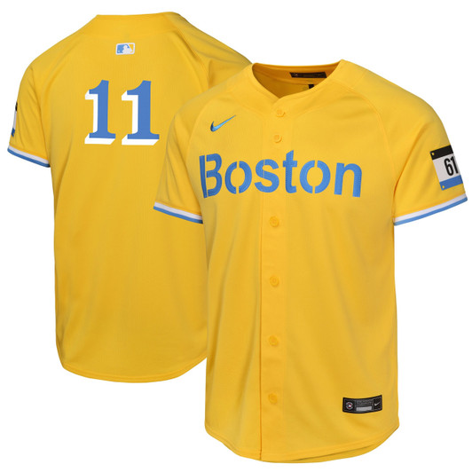Rafael Devers #11 Boston Red Sox Nike Youth City Connect Limited Player Jersey - Gold