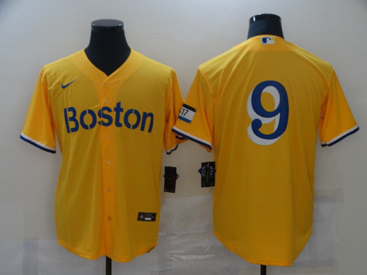 Ted Williams #9 Boston Red Sox Nike Mens 2021 City Connect Limited Cool Base Jersey - Gold