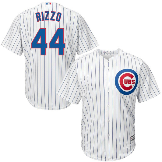 Anthony Rizzo #44 Chicago Cubs Majestic Limited Cool Base Player Jersey - White
