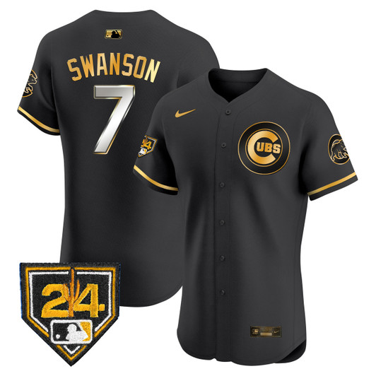 Chicago Cubs Men'S 2024 Spring Training Patch Vapor Premier V2 Elite Jersey
