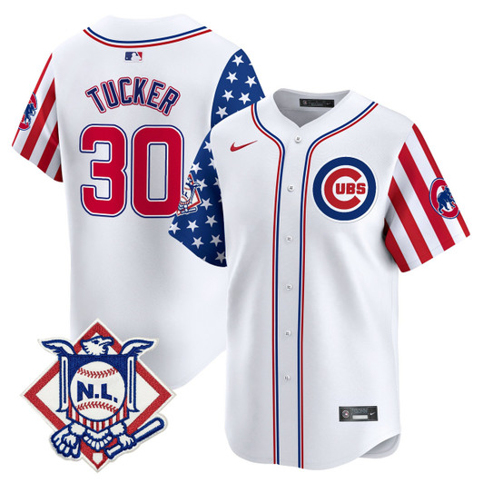 Chicago Cubs Men'S 2025 Fourth Of July Vapor Premier V2 Limited Jersey