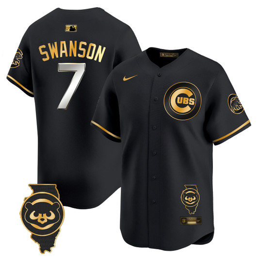 Chicago Cubs Men'S Illinois Patch Vapor Premier V2 Limited Jersey