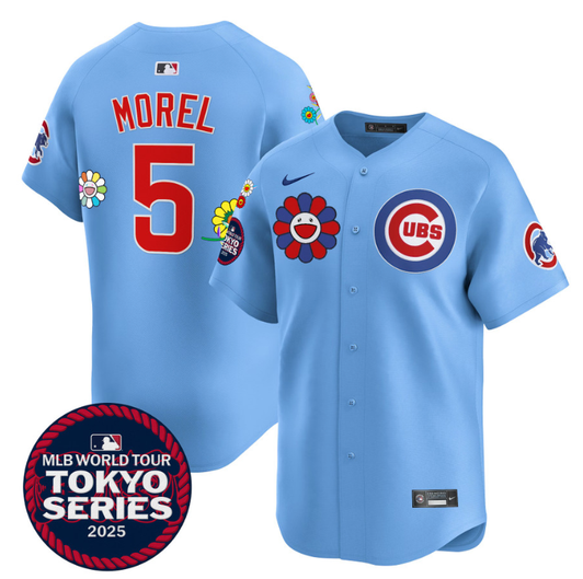 Christopher Morel #5 Chicago Cubs 2025 Tokyo Series Vapor Premier Limited Jersey