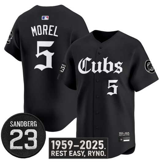 Christopher Morel #5 Chicago Cubs Ryne Sandberg Tribute Limited Jersey - Black