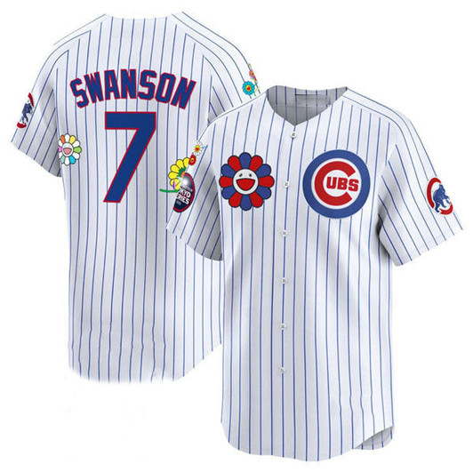 Dansby Swanson #7 Chicago Cubs 2025 Tokyo Series Limited Baseball Jersey - White