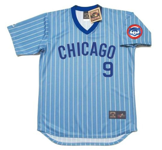 Javier Baez #9 Chicago Cubs 1980S Baseball Cooperstown Limited Throwback Baseball Jersey