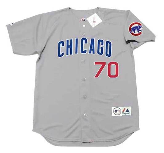 Joe Maddon #70 Chicago Cubs 2016 Away Limited Throwback Baseball Jersey