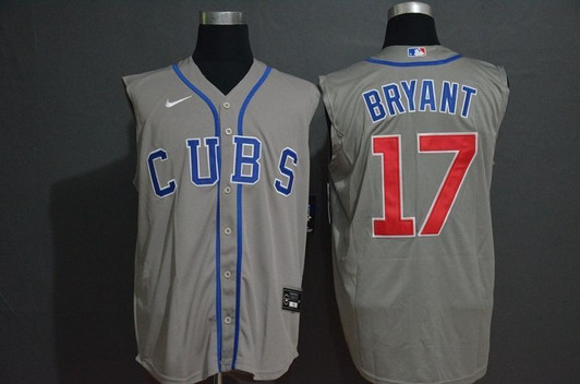 Kris Bryant #17 Chicago Cubs 2020 Limited Jersey - Grey