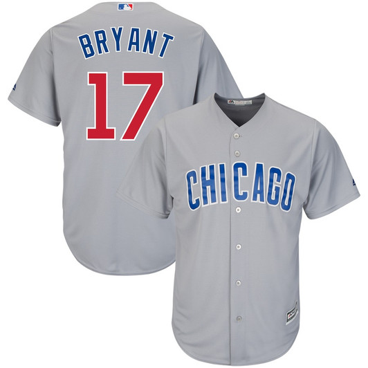 Kris Bryant #17 Chicago Cubs Majestic Limited Cool Base Player Jersey - Gray