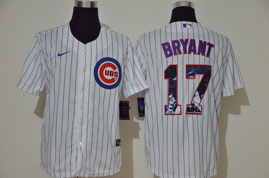 Kris Bryant #17 Chicago Cubs Nike Mens Unforgettable Moment Fashion Limited Cool Base Jersey - White