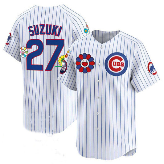 Seiya Suzuki #27 Chicago Cubs 2025 Tokyo Series Limited Baseball Jersey - White