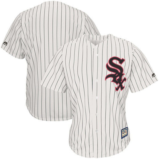 Chicago White Sox Majestic Alternate Cooperstown Cool Base Creamblack Limited Team Jersey