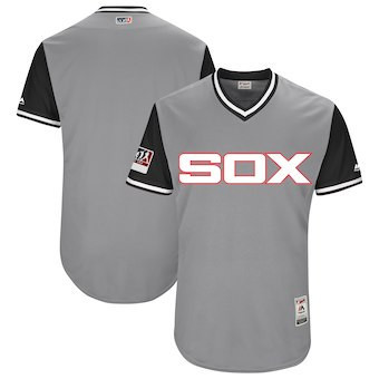Chicago White Sox Majestic Mens 2018 Blank Players Weekend Authentic Team Jersey - Gray