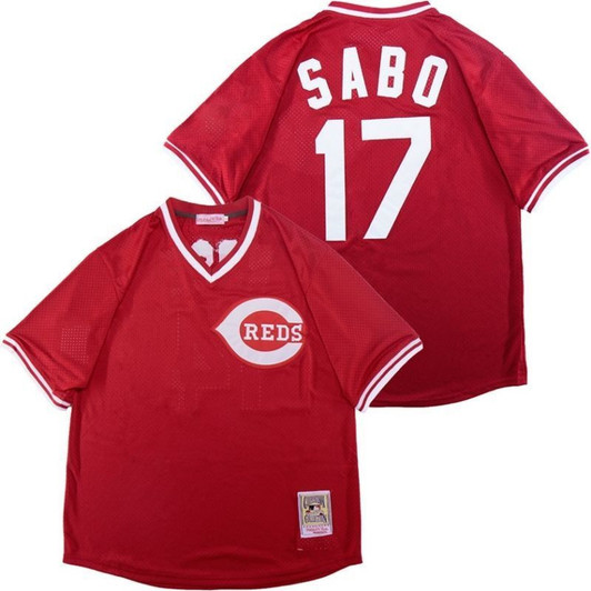 Chris Sabo #17 Cincinnati Reds 2020 Limited Jersey - Red