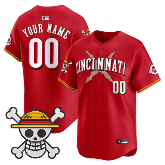 Cincinnati Reds X One Piece Vapor Premier Limited Custom Jersey