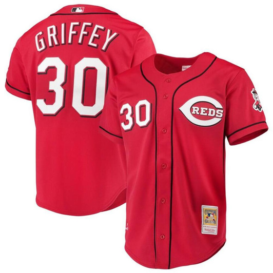 Ken Griffey Jr Cincinnati Reds Limited Throwback Jersey - Red