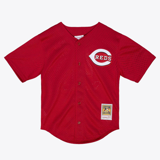 Ken Griffey Jr. Cincinnati Reds Youth 2000 Cooperstown Mesh Limited Batting Practice Jersey - Red