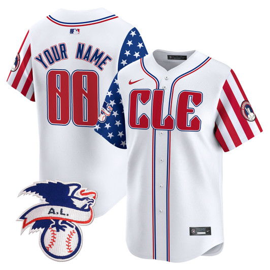 Cleveland Guardians 2024 Fourth Of July Vapor Premier Limited Custom Jersey