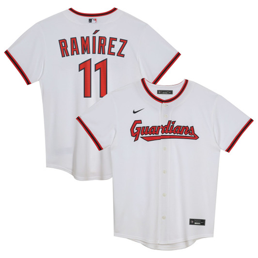 Cleveland Guardians Nike Preschool Jos���� Ram����Rez Home Limited Player Jersey - White