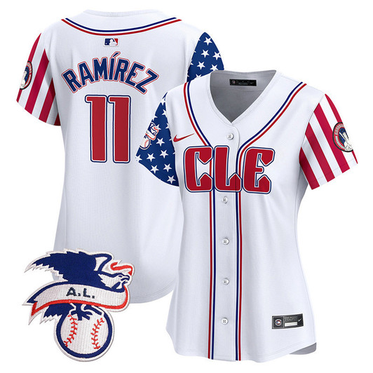 Cleveland Guardians Women'S 2024 Fourth Of July Vapor Premier Limited Jersey