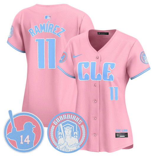 Cleveland Guardians Women'S Vapor Premier Limited Jersey - Bubblegum Pink